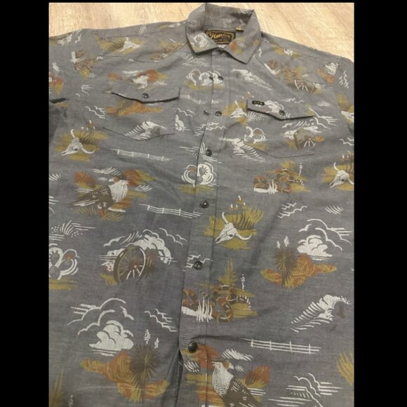 Howler Brothers H-Bar-B Snapshirt Size Large - Picture 6 of 6